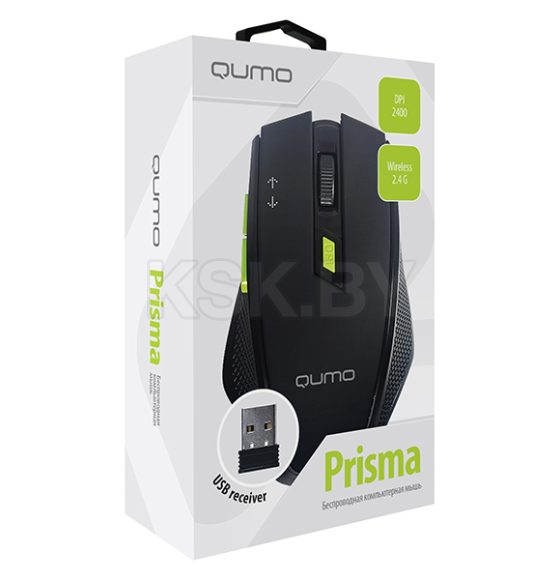 Мышь беспроводная Qumo Office Prisma Black M85 Q33804 (Q33804) 