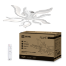 Светильник светодиодный ELEGANT FLAME 90Вт 230В 3000-6500K 7000Лм 820х802х87 мм c пультом ДУ белый IN HOME 4690612051536 (4690612051536) 