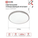 Светильник светодиодный COMFORT MYSTERY 55Вт 230В 3000-6500K 4400Лм 400x70 мм с пультом ДУ IN HOME 4690612034904 (4690612034904) 