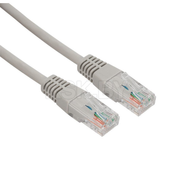 Пaтч-корд U/UTP, категория 5e, RJ45-RJ45, неэкранированный, LSZH серый, 1 м Rexant 18-8002 (18-8002) 