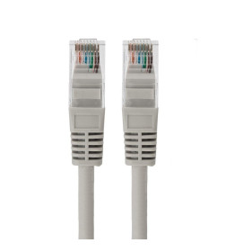Пaтч-корд U/UTP, категория 5e, RJ45-RJ45, неэкранированный, LSZH серый, 0,5 м Rexant 18-8001