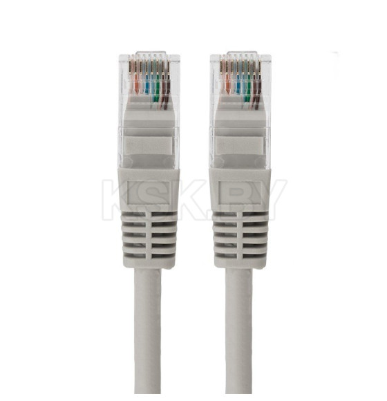 Пaтч-корд U/UTP, категория 5e, RJ45-RJ45, неэкранированный, LSZH серый, 1 м Rexant 18-8002 (18-8002) 