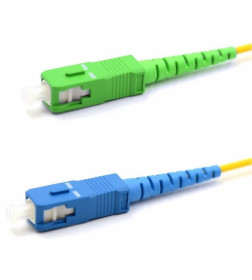 Патч-корд оптический переходной (SM), 9-125 (OS2), SC-APC-SC-UPC, (Simplex), LSZH, 3 м REXANT 50-2052