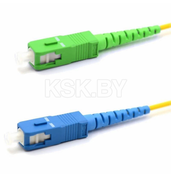 Патч-корд оптический переходной (SM), 9-125 (OS2), SC-APC-SC-UPC, (Simplex), LSZH, 3 м REXANT 50-2052 (50-2052) 