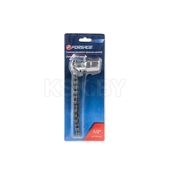 Съемник масляного фильтра цепной 1/2''(40-140мм) Forsage (7390) 