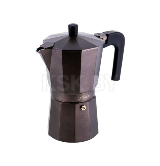 Гейзерная кофеварка 450 мл алюминий MR-1666-9-Brown Espresso Moka Maestro (MR-1666-9-Brown) 