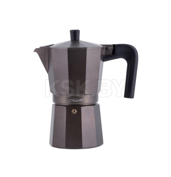Гейзерная кофеварка 450 мл алюминий MR-1666-9-Brown Espresso Moka Maestro (MR-1666-9-Brown) 