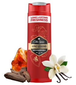 Гель для душа+для лица +шампунь Old Spice Epic Legend 3в1 400 мл