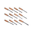 Набор фигурных стамесок 12шт ЕРМАК (667-001) 