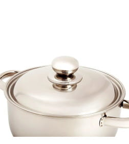 Кастрюля Amet (2,5л) 1С 2385 "Классика-Прима" ТРС-3 (объем. руч., метал. крышка)