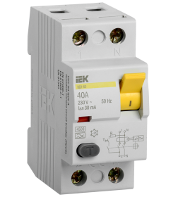 IEK УЗО ВД1-63 2Р 40А 30мА