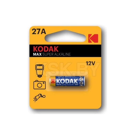 Батарейка 27A-1BL MAX SUPER Alkaline Kodak (30414372-RU1)