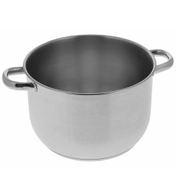 Кастрюля Amet (8,0л) 1С 2365 "Классика-Прима" ТРС-3 (объем. руч., метал. крышка)