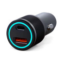 Зарядное устройство автомобильное 68Вт USB-C + USB-A c LED-подсветкой REXANT 18-2231-5 (18-2231-5) 