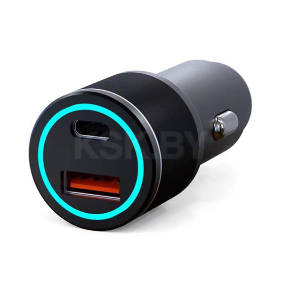 Зарядное устройство автомобильное 68Вт USB-C + USB-A c LED-подсветкой REXANT 18-2231-5 (18-2231-5) 