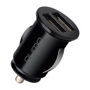 Зарядное устройство автомобильное 2USB 2А (черный) Qumo Energy light Charger 0034 Q32849 (Q32849) 
