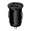 Зарядное устройство автомобильное 2USB 2А (черный) Qumo Energy light Charger 0034 Q32849 (Q32849) 