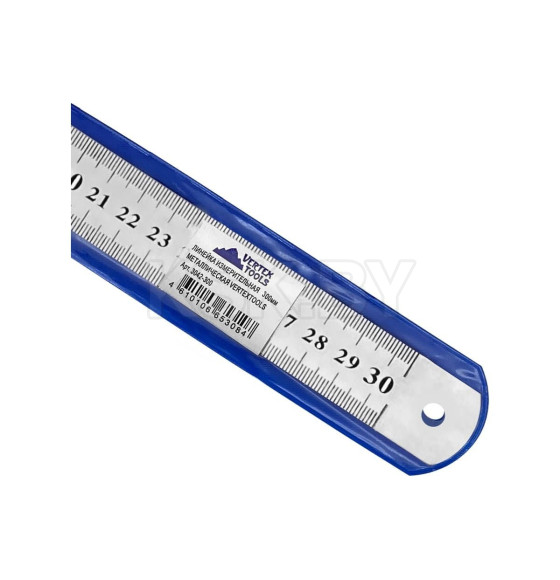 Линейка металлическая 300 мм VERTEXTOOLS 3042-300 (3042-300) 