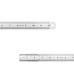 Линейка металлическая 300 мм VERTEXTOOLS 3042-300