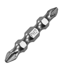 Бита двухсторонняя PH2/PZ2х45 мм S2 (10 шт.) Denzel 11675