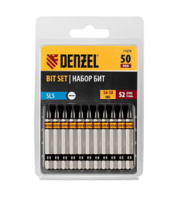 Бита SL 5,0х50 мм S2 (10 шт.) Denzel 11659