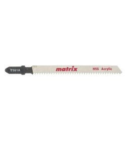 Полотно для лобзика по пластику 72x2 мм T101A HSS (3 шт.) Matrix 78232