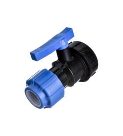 Кран шаровой компрессионный  ВР разъемный d25 х 1", ТПК-АКВА