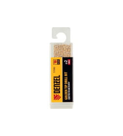 Сверло по металлу  2 мм HSS-Tin Golden Tip (10 шт.) Denzel 717203