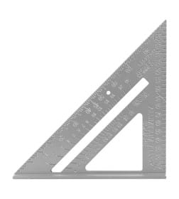 Угольник плотника алюминиевый 180мм VERTEXTOOLS