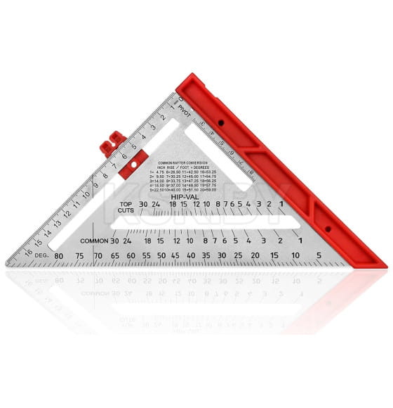 Угольник многофункциональный VERTEXTOOLS Profi Inox 6в1 (3046-2) 