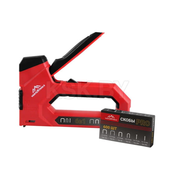 Степлер строительный многофункциональный 6-14 мм VERTEXTOOLS PRO 0043-07 (0043-07)
