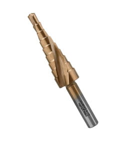 Сверло ступенчатое по металлу 4-12мм COBALT Р6М5К5 VERTEXTOOLS