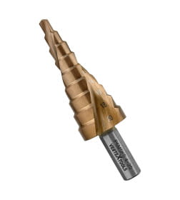 Сверло ступенчатое по металлу 4-20мм COBALT Р6М5К5 VERTEXTOOLS