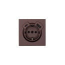 Розетка 1-я с з/к TC + USB разъем шоколад Lezard ZIMA 704-7388-181TC (704-7388-181TC) 