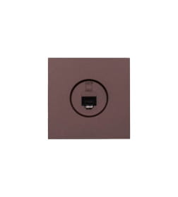 Розетка компьютерная 1-я шоколад Lezard ZIMA 704-7388-140