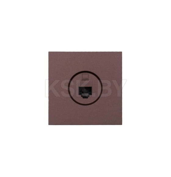 Розетка компьютерная 1-я шоколад Lezard ZIMA 704-7388-139 (704-7388-139) 