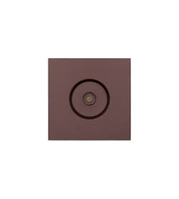 Розетка ТВ проходная шоколад Lezard ZIMA 704-7388-129