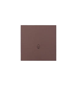 Кнопка звонка шоколад безвинтовой зажим/клемма Lezard ZIMA 704-7388-103QC