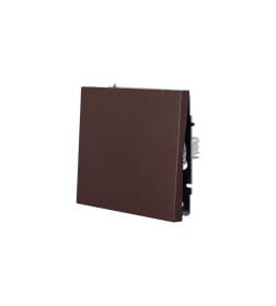 Выключатель 1-кл. шоколад безвинтовой зажим/клемма Lezard ZIMA 704-7388-100QC
