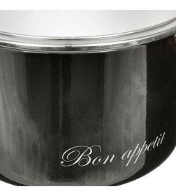 Кастрюля "Bon appetit" мокрый асфальт 3,0 л (форма цилиндр) Vitross 8SB205S