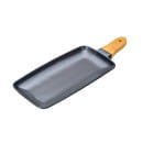 Блюдо сервировочное керамическое 37х14х3 см с бамбуковой ручкой A133510-533 (A133510-533) 