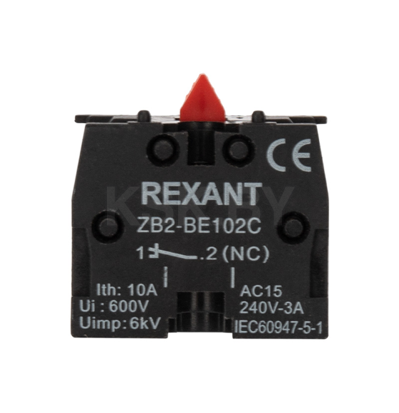 Контакт дополнительный XB-2 NC красный REXANT 36-9000 (36-9000) 