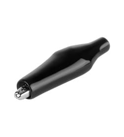 Зажим "крокодил" ЗКИ 3А 40 мм в изоляции черный (10 шт.) TDM SQ0541-0002