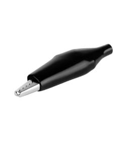 Зажим "крокодил" ЗКИ 10А 56 мм в изоляции черный (10 шт.) TDM SQ0541-0006