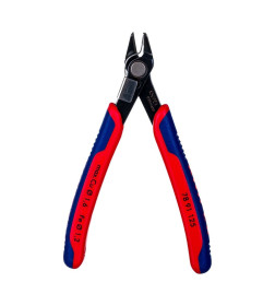 Бокорезы прецизионные Electronic Super Knips, L-125 мм, твёрдость кромок 64 HRC, чёрные