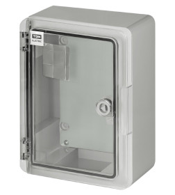 Бокс пластиковый навесной ЩМП-0-1, прозрачная крышка, ABS, IP65, от -45 до +75 °С (280x210x130 мм) TDM SQ0933-0221