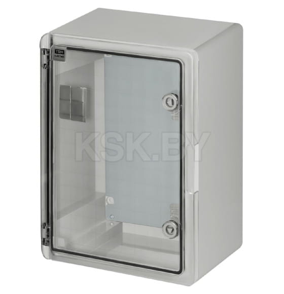 Бокс пластиковый навесной ЩМП-0-4, прозрачная крышка, ABS, IP65, от -45 до +75 °С (400x300x210 мм) TDM SQ0933-0223 (SQ0933-0223)