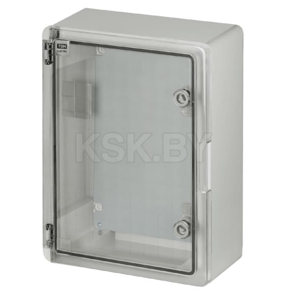 Бокс пластиковый навесной ЩМП-0-3, прозрачная крышка ABS, IP65, -45 до +75 С (400x300x170 мм) TDM SQ0933-0203 (SQ0933-0203)