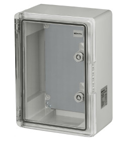 Бокс пластиковый навесной ЩМП-0-2, прозрачная крышка ABS, IP65, -45 до +75 С (350x250x150 мм) TDM SQ0933-0202
