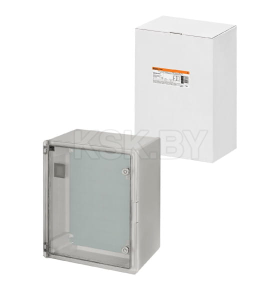 Бокс пластиковый навесной ЩМП-0-10, прозрачная крышка, ABS, IP65, от -45 до +75 °С (500x350x220 мм) TDM SQ0933-0210 (SQ0933-0210)